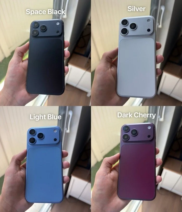 Cận cảnh ba ống kính camera mẫu iPhone 18 Pro Max