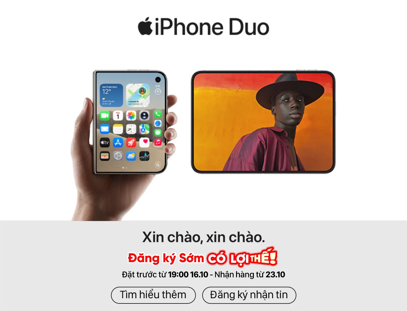 Module camera và logo Apple trên mẫu iPhone 18 Pro Max