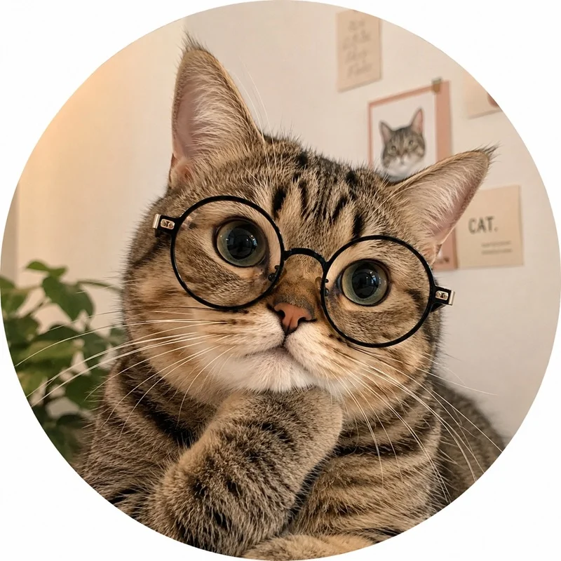 221+ avatar mèo đeo kính cute cực nét, siêu ciu ngọt xỉu