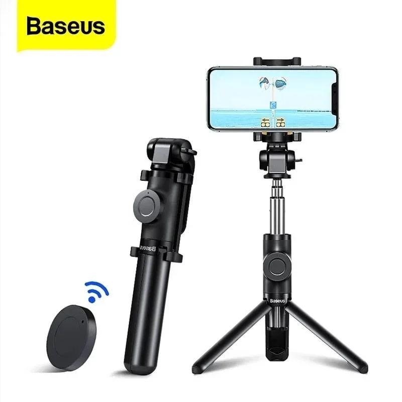 Gậy tự sướng tích hợp Tripod chân xếp gọn Baseus Lovely ( Bluetooth Remote Camera Control , Folding Bracket Livestream/ Selfie Stick) (3)