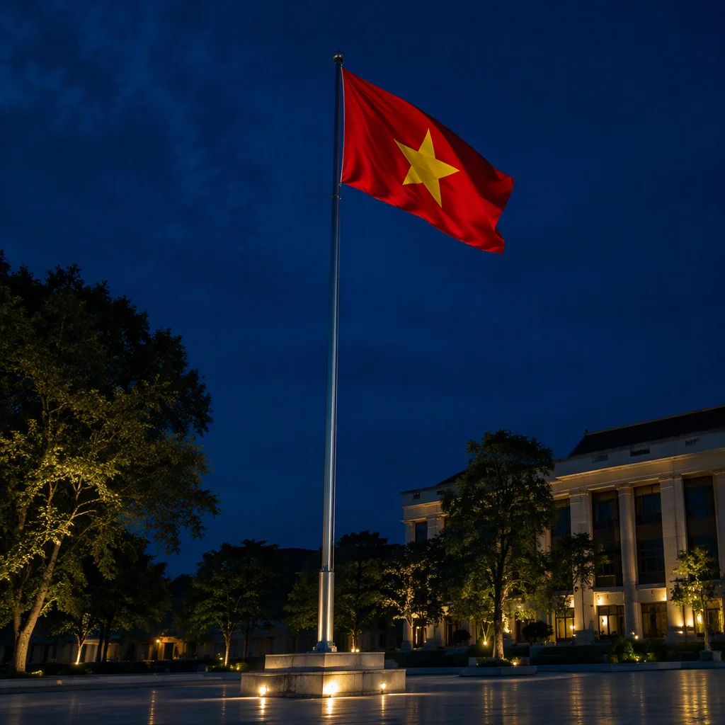 Hình 4 trong bộ sưu tập hình ảnh lá cờ việt nam