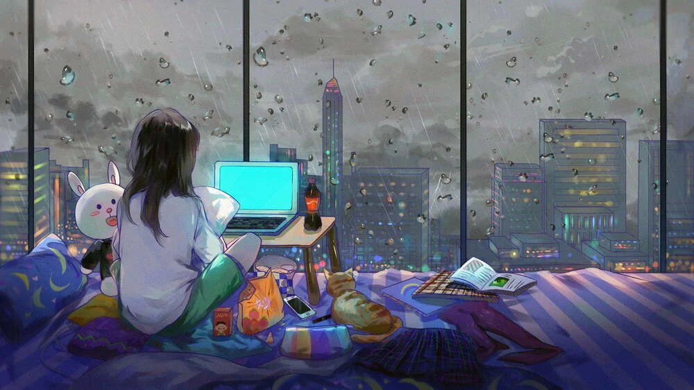 Tải ngay bộ hình nền anime cực chill cho điện thoại, máy tính (2)