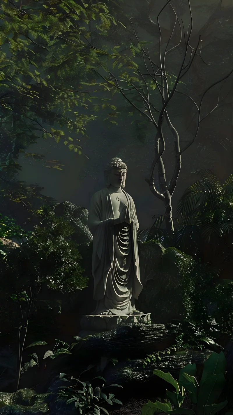 Ảnh Phật A Di Đà wallpaper 4K cho điện thoại
