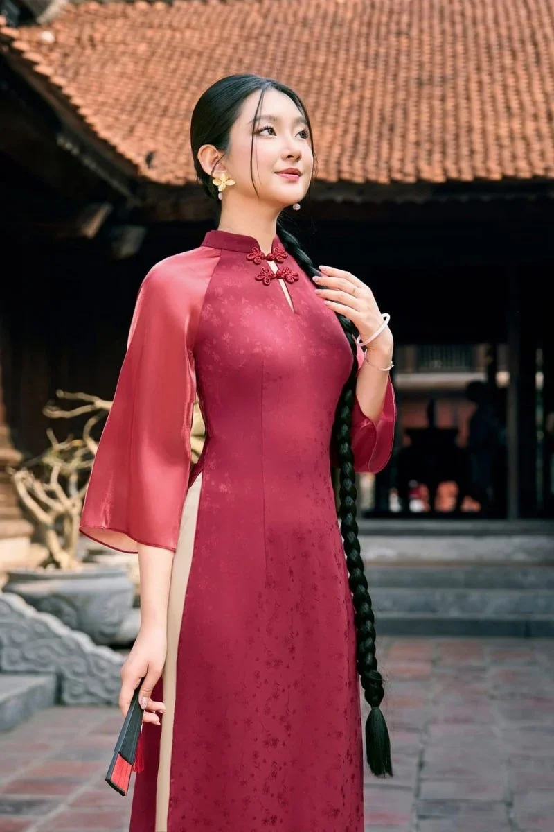 Top 20 mẫu áo dài truyền thống Việt Nam đẹp nhất hiện nay
