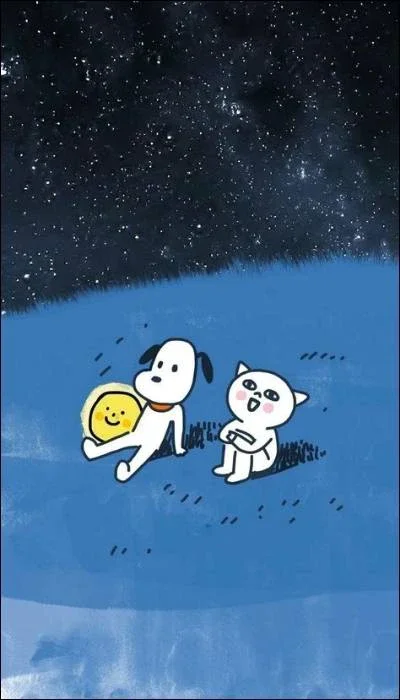Ảnh nền tình bạn chó và mèo