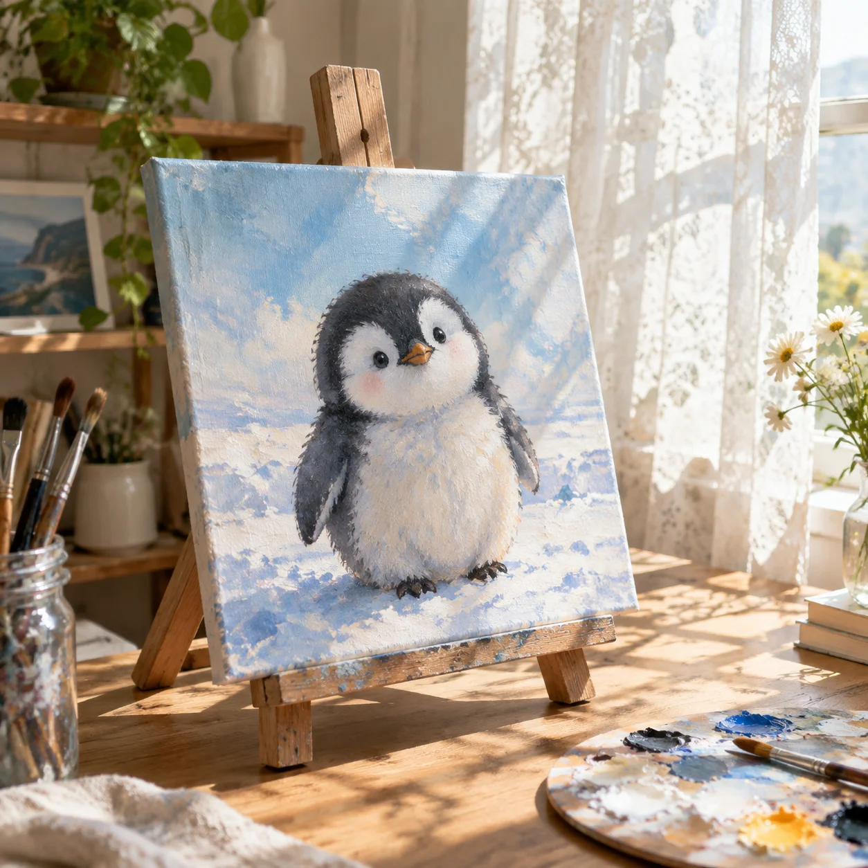 vẽ tranh cute: gợi ý số 6
