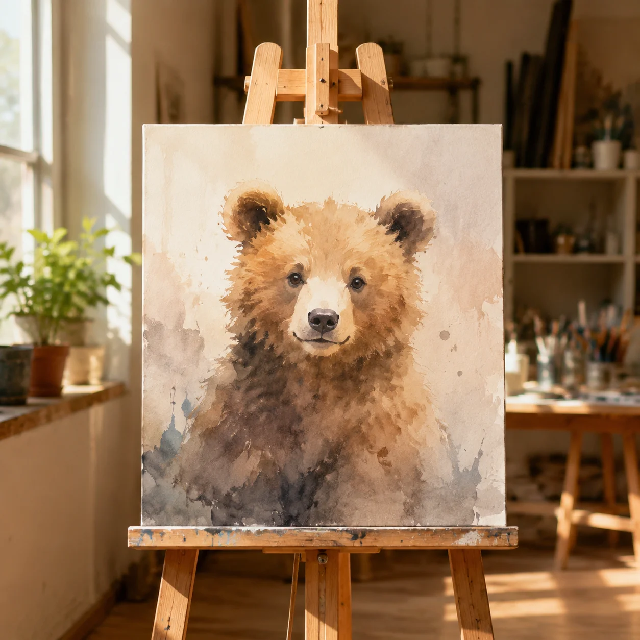 vẽ tranh cute, mẫu 3