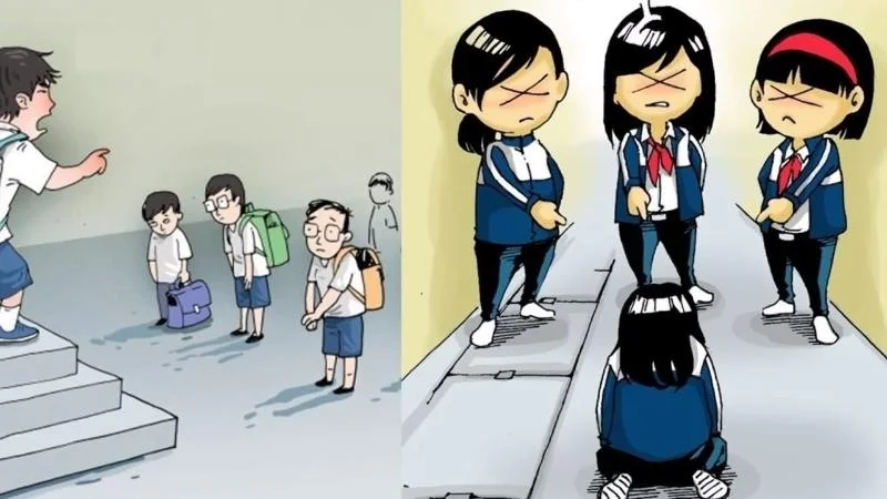 Vẽ tranh bạo lực học đường – Ý nghĩa, cách vẽ và mẫu đẹp