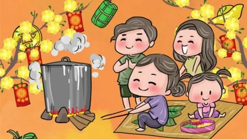200+ Hình Nền Tết Cute 2025 Chibi Đẹp Full HD, Tải Miễn Phí