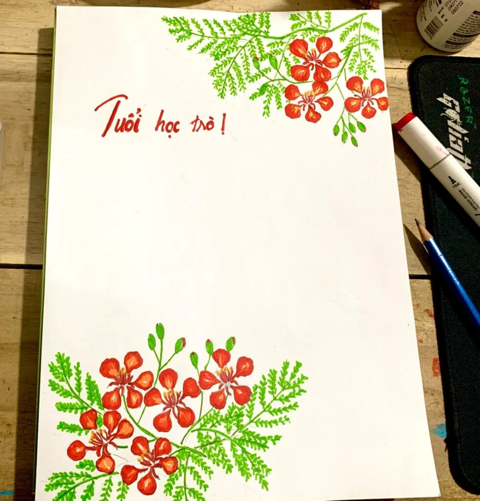 Trang trí viền báo tường đơn giản đẹp – Go shopping happy