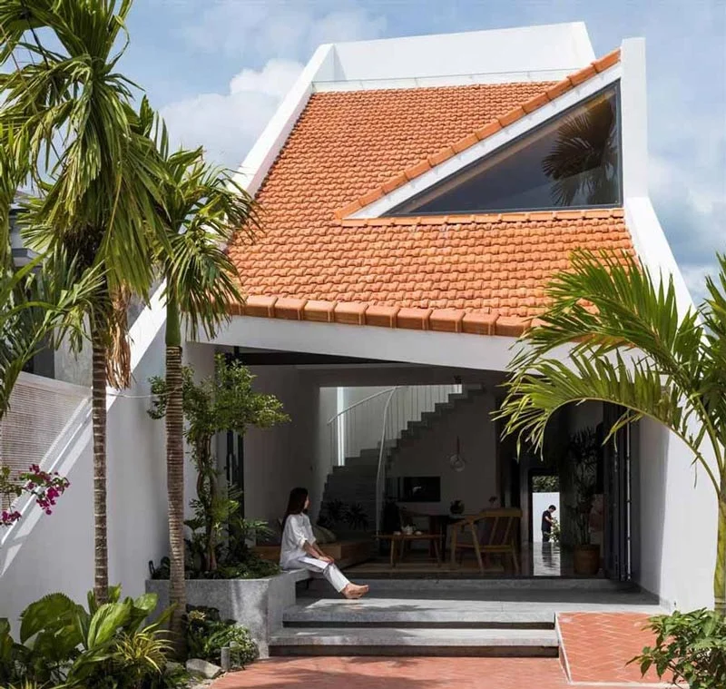 20+ mẫu nhà mái ngói cấp 4 đẹp, sang trọng vượt thời gian