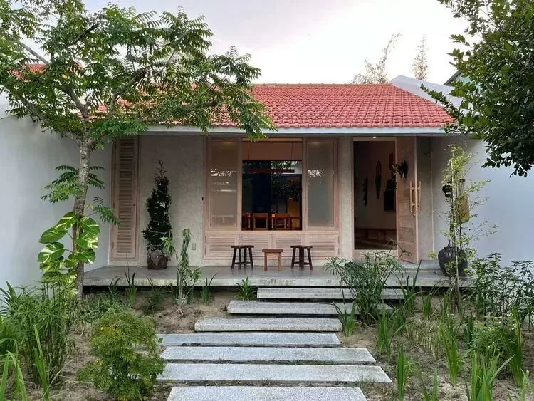 Mẫu nhà mái ngói ở nông thôn đơn giản, giá rẻ