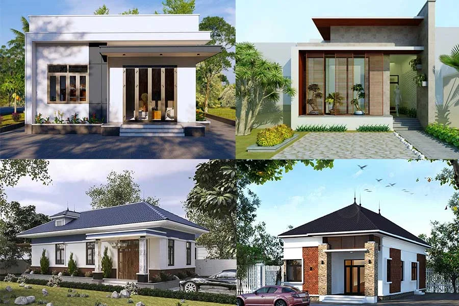 Top 30+ Mẫu Nhà Cấp 4 2 Phòng Ngủ 70m2 Đẹp Tối Giản 2025