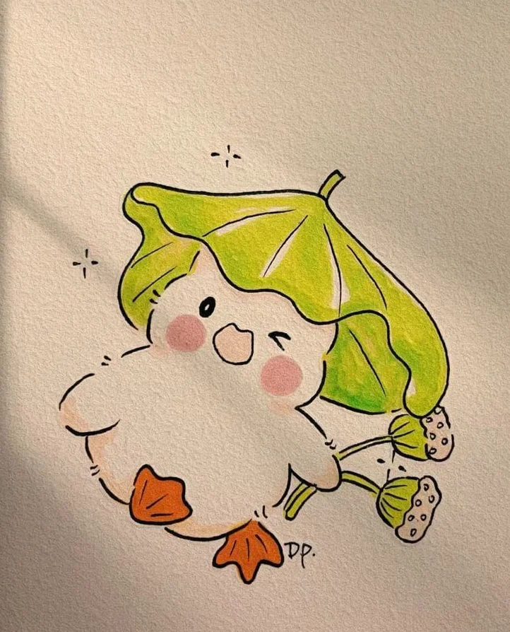Tổng hợp +300 bức tranh vẽ con vật cute đáng yêu dễ thương - Mỹ Thuật Bụi