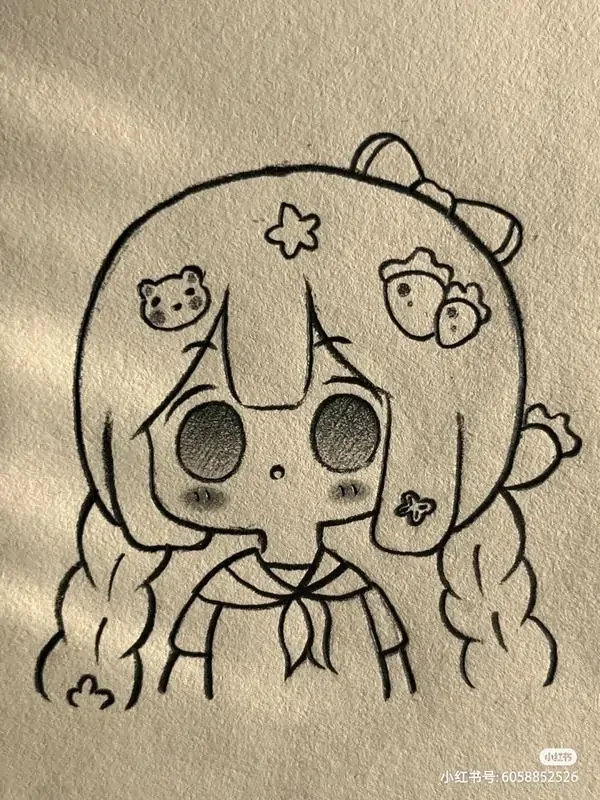 65 Hình Nền Ngộ Nghĩnh Anime Chibi Girl Cute Dễ Vẽ cho người mê phong cách đáng yêu
