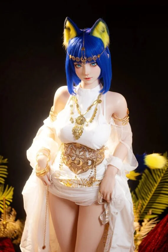 Ankha - Anime Cosplay Sex Doll with Silicone Head 💋 NakeDoll