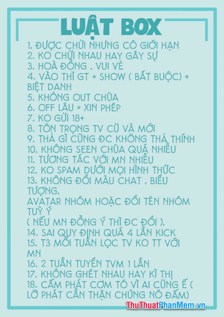 Luật Group trên Messenger hay 1