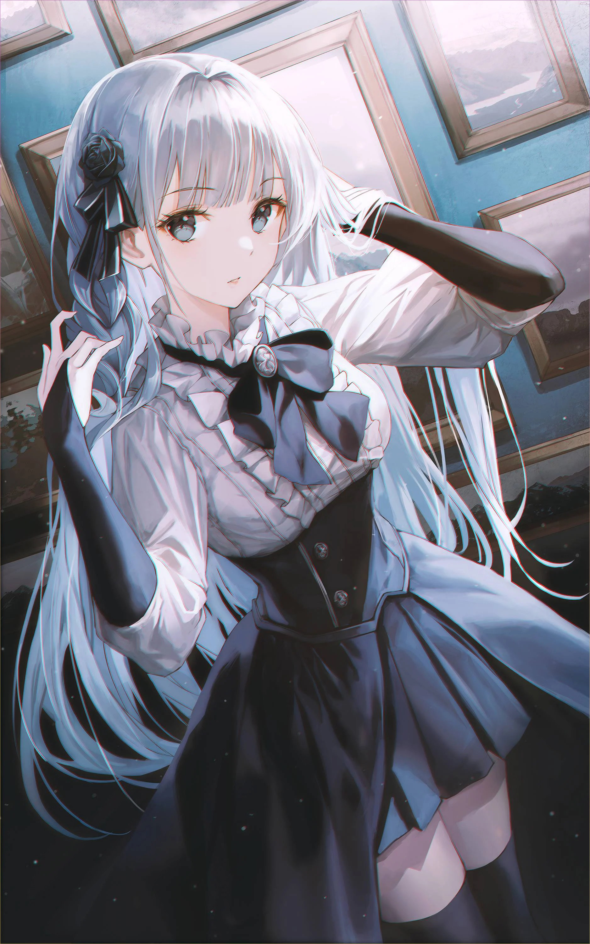 ảnh anime nữ phong cách tiểu thư đài các