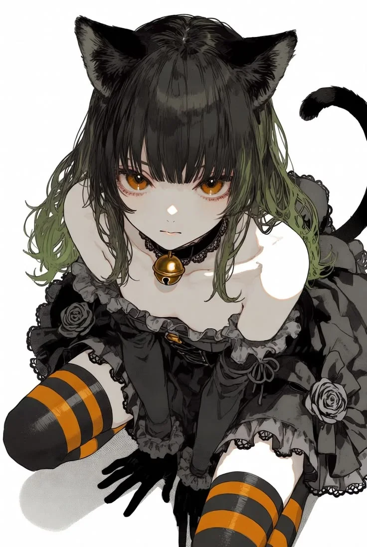 ảnh anime nữ tai mèo đáng yêu