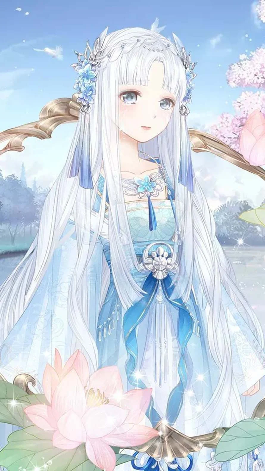 ảnh anime nữ tiên tử xinh đẹp