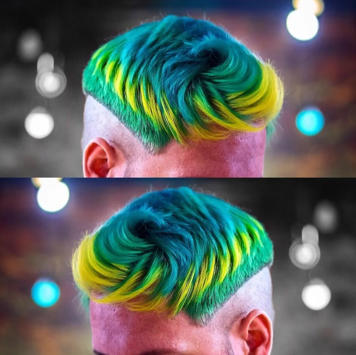 Pin em Cabelos Coloridos para Homens