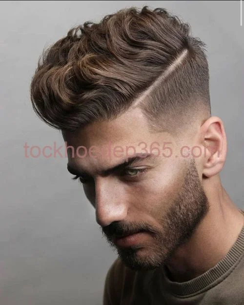 Kiểu tóc nam ngắn đẹp với đường cạo side part cá tính