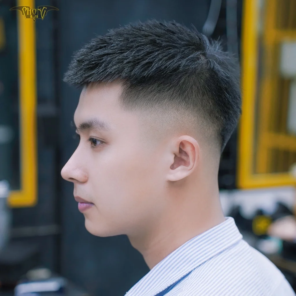 Kiểu tóc nam ngắn đẹp với kỹ thuật fade thời thượng