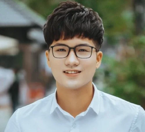 mẫu tóc đẹp cho nam mặt tròn điển trai