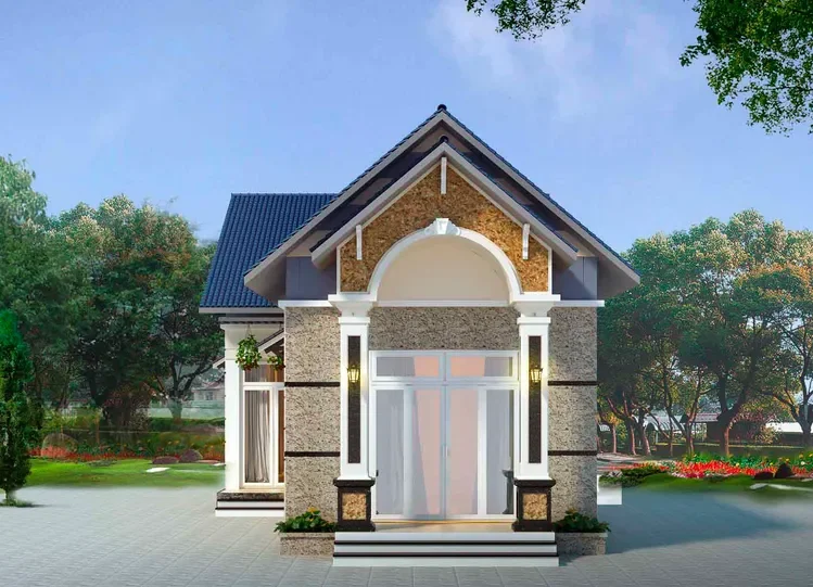 Mẫu nhà cấp 4 nhỏ nhắn cho gia đình có ít thành viên sinh sống