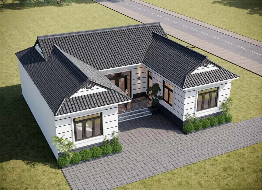 20+ Mẫu Thiết Kế Nhà Cấp 4 Chữ U Đẹp, Xu Hướng Mới 2026