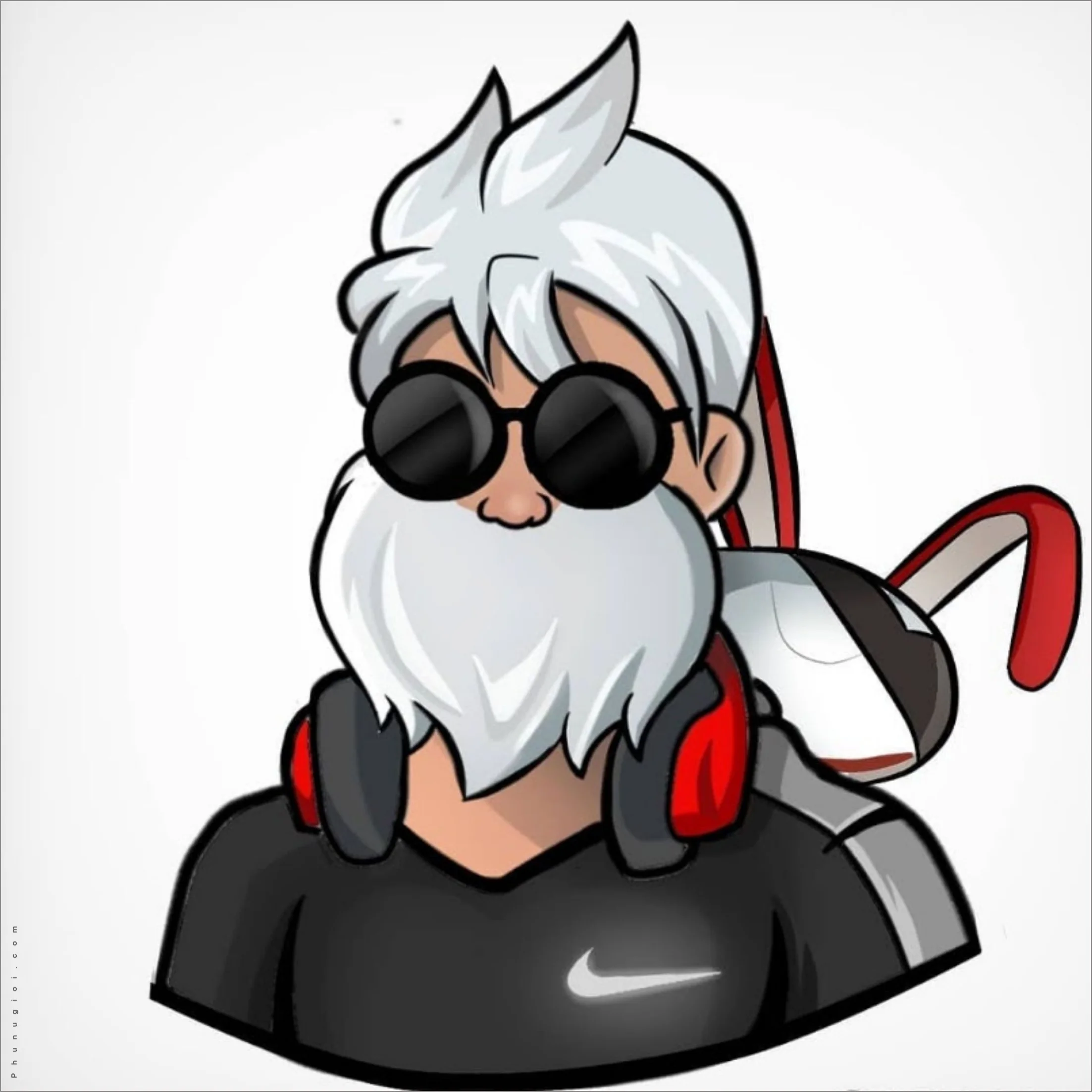 Ảnh avatar đẹp cho game thủ với phong cách hoạt hình cá tính