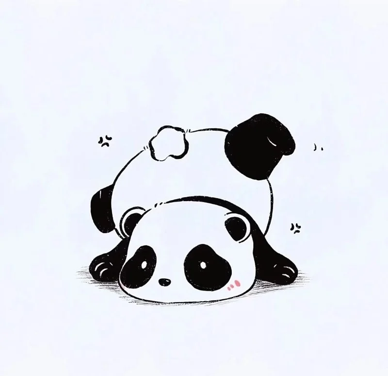 Ảnh avatar đẹp hình gấu trúc hoạt hình dễ thương