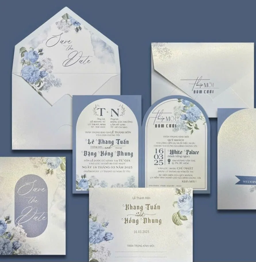 Nơi in thiệp cưới giá tốt nhất hiện nay – Túi & Hộp Qùa Tặng + In Card Tem Nhãn Lấy Ngay