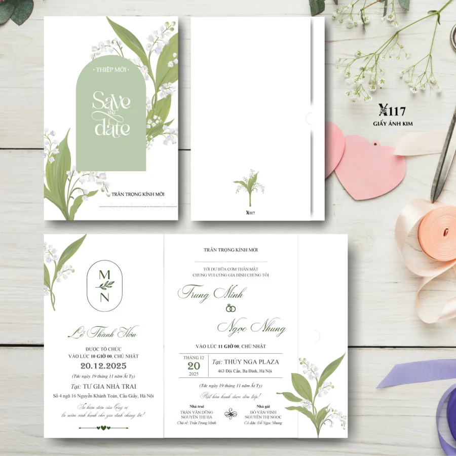 Những Mẫu Thiệp Cưới Đẹp Nhất 2018 - 2019
