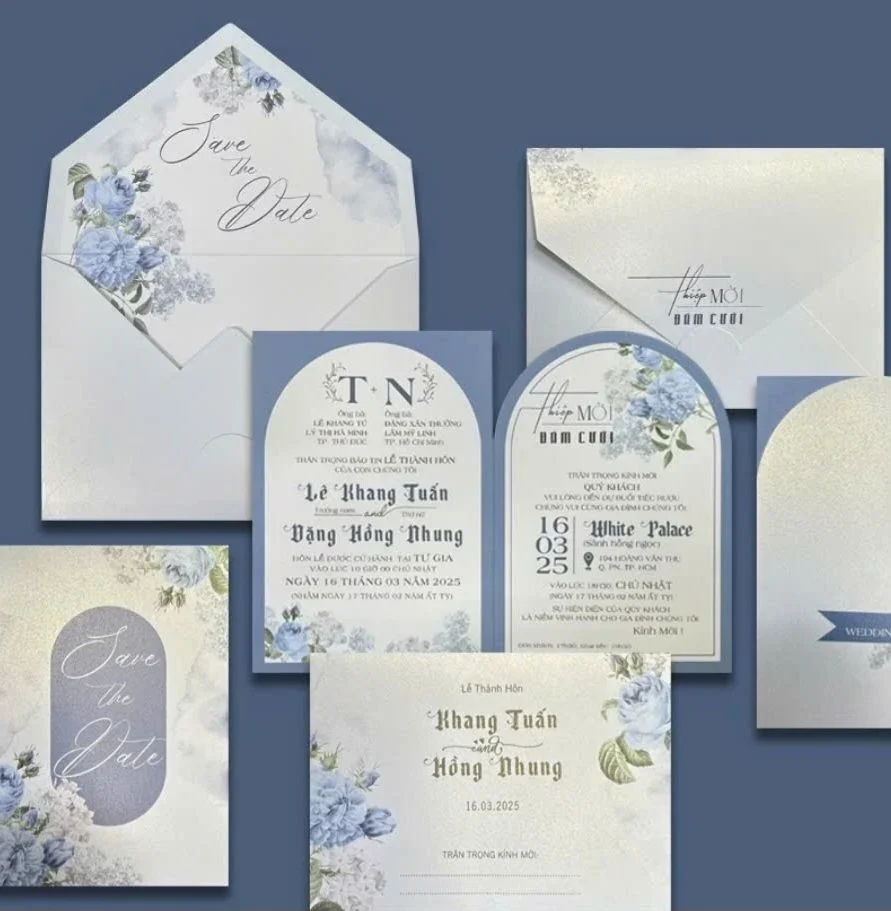 Nơi in thiệp cưới giá tốt nhất hiện nay – Túi & Hộp Qùa Tặng + In Card Tem Nhãn Lấy Ngay